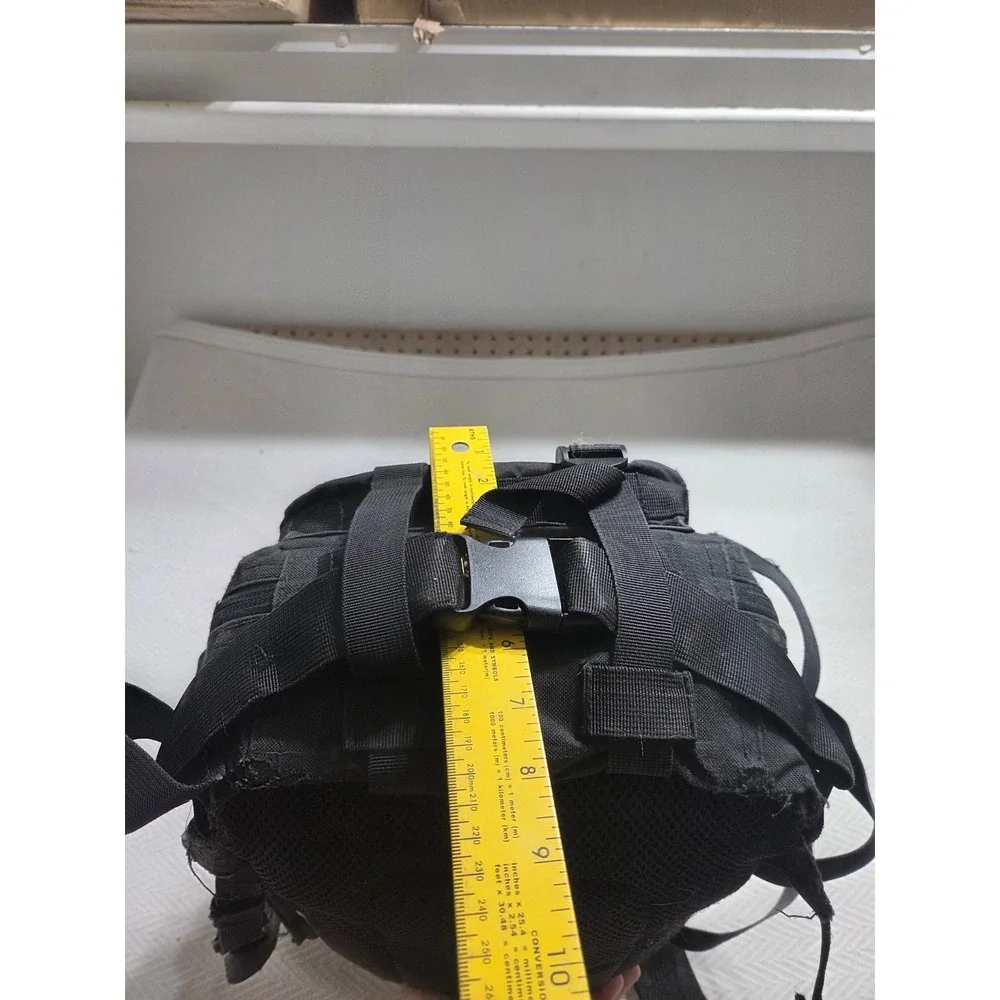 Red Rock Outdoor Gear Tactical MOLLE Backpack Black 15